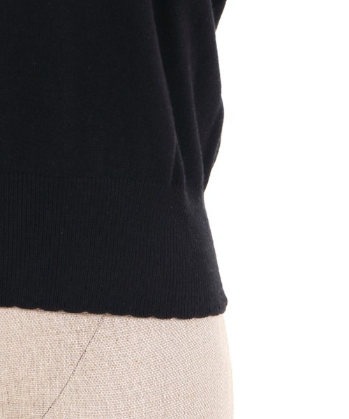 axes femme POETIQUE（アクシーズファムポエティック）の「レース襟付ニットＰＯ（ニット/セーター・レディース・ブラック/ピンク/ラベンダー・MEDIUM）」の20枚目の写真