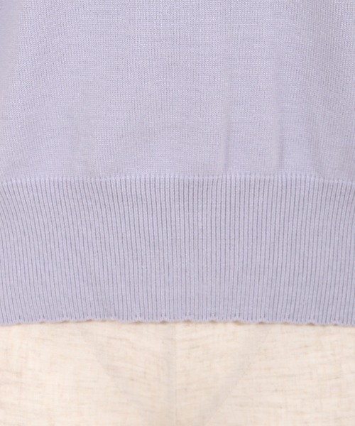 axes femme POETIQUE（アクシーズファムポエティック）の「レース襟付ニットＰＯ（ニット/セーター・レディース・ブラック/ピンク/ラベンダー・MEDIUM）」の7枚目の写真