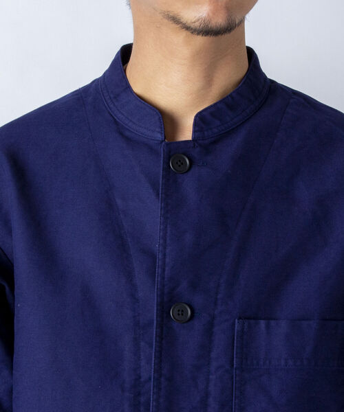 NOLLEY'S goodman（ノーリーズグッドマン）の「【WORK ABOUT/ワークアバウト】FARM JACKET（ブルゾン・メンズ・ブラック/ネイビー/オフホワイト・SMALL/MEDIUM/LARGE）」の6枚目の写真