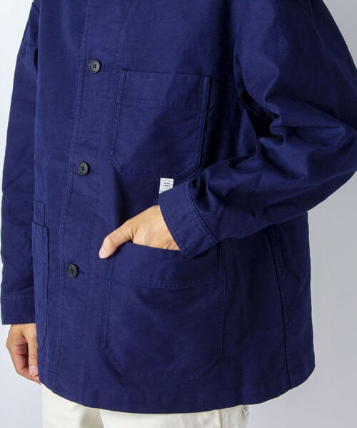 NOLLEY'S goodman（ノーリーズグッドマン）の「【WORK ABOUT/ワークアバウト】FARM JACKET（ブルゾン・メンズ・ブラック/ネイビー/オフホワイト・SMALL/MEDIUM/LARGE）」の4枚目の写真