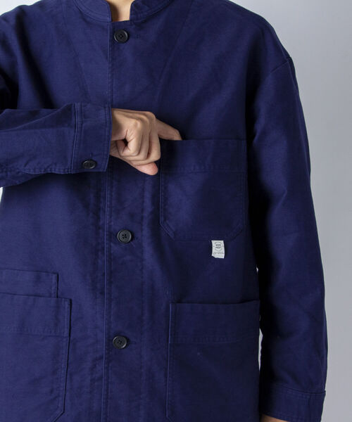 NOLLEY'S goodman（ノーリーズグッドマン）の「【WORK ABOUT/ワークアバウト】FARM JACKET（ブルゾン・メンズ・ブラック/ネイビー/オフホワイト・SMALL/MEDIUM/LARGE）」の13枚目の写真