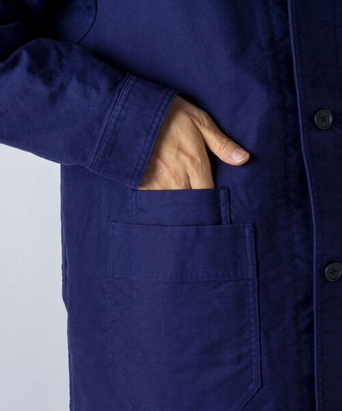 NOLLEY'S goodman（ノーリーズグッドマン）の「【WORK ABOUT/ワークアバウト】FARM JACKET（ブルゾン・メンズ・ブラック/ネイビー/オフホワイト・SMALL/MEDIUM/LARGE）」の15枚目の写真