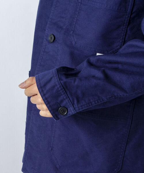NOLLEY'S goodman（ノーリーズグッドマン）の「【WORK ABOUT/ワークアバウト】FARM JACKET（ブルゾン・メンズ・ブラック/ネイビー/オフホワイト・SMALL/MEDIUM/LARGE）」の12枚目の写真