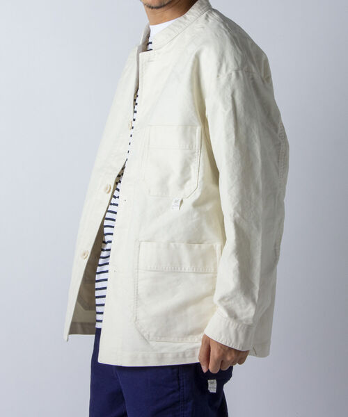 NOLLEY'S goodman（ノーリーズグッドマン）の「【WORK ABOUT/ワークアバウト】FARM JACKET（ブルゾン・メンズ・ブラック/ネイビー/オフホワイト・SMALL/MEDIUM/LARGE）」の5枚目の写真