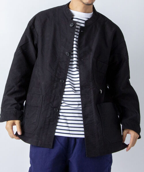 NOLLEY'S goodman（ノーリーズグッドマン）の「【WORK ABOUT/ワークアバウト】FARM JACKET（ブルゾン・メンズ・ブラック/ネイビー/オフホワイト・SMALL/MEDIUM/LARGE）」の16枚目の写真