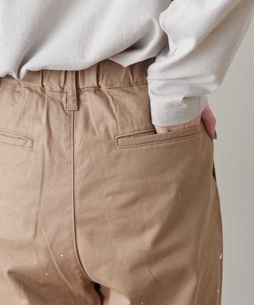 CIAOPANIC TYPY（チャオパニックティピー）の「タックペイントチノパンツ（チノパンツ・レディース・ベージュ/グリーン/アイボリー・SMALL/MEDIUM/LARGE）」の18枚目の写真