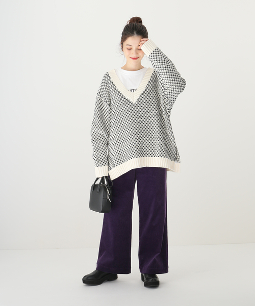 JOINT WORKS(ジョイントワークス)の「J-コーデュロイパンツ(その他パンツ・レディース・ベージュ/パープル/キャメル・SMALL/MEDIUM)」の6枚目の写真