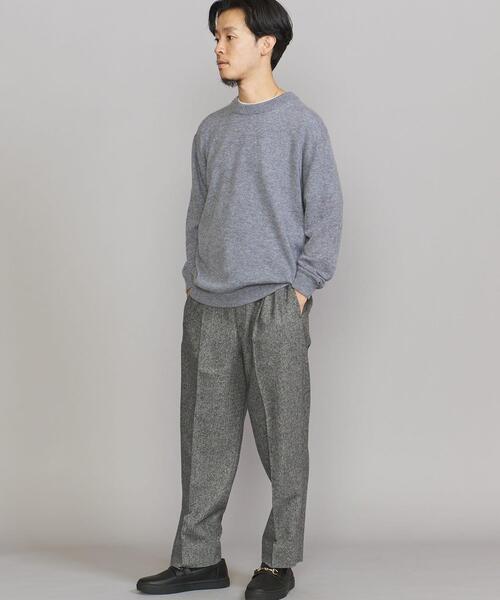 BEAUTY&YOUTH UNITED ARROWS（ビューティーアンドユースユナイテッドアローズ）の「BY ホームスパン 1プリーツ テーパード  パンツ（スラックス・メンズ・グレー/ベージュ/ブラック・S/M/L/XL）」の21枚目の写真
