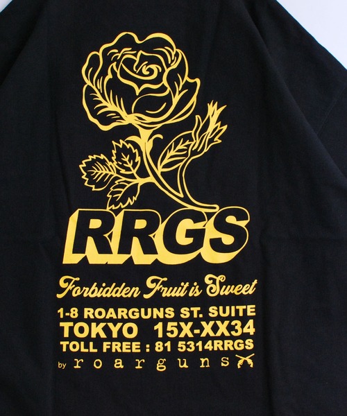 R.R.G.S（アールアールジーエス）の「BACK PRINT T-SHIRTS（Tシャツ/カットソー・メンズ・ホワイト/ブラック・MEDIUM/LARGE/X-LARGE）」の8枚目の写真