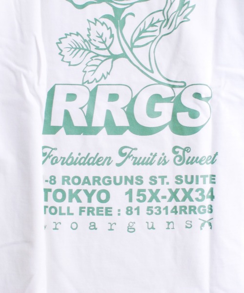 R.R.G.S（アールアールジーエス）の「BACK PRINT T-SHIRTS（Tシャツ/カットソー・メンズ・ホワイト/ブラック・MEDIUM/LARGE/X-LARGE）」の16枚目の写真