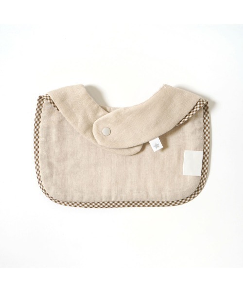 10mois（ディモワ）の「10mois ひこうきスタイ（スタイ/よだれかけ・キッズ・ベージュ/ブルー・ONE SIZE）」の6枚目の写真
