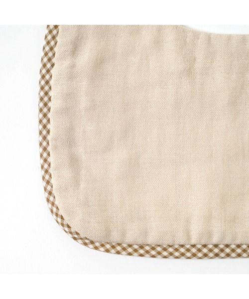 10mois（ディモワ）の「10mois ひこうきスタイ（スタイ/よだれかけ・キッズ・ベージュ/ブルー・ONE SIZE）」の7枚目の写真