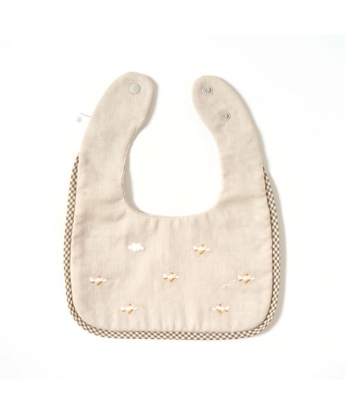 10mois（ディモワ）の「10mois ひこうきスタイ（スタイ/よだれかけ・キッズ・ベージュ/ブルー・ONE SIZE）」の9枚目の写真