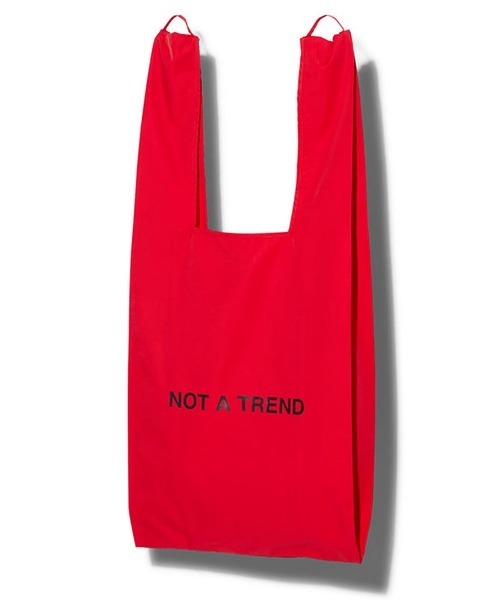 NaNa-NaNa(ナナナナ)の「nana-nana/ナナナナ NOT A TREND A3 トートバッグ ショッパーバック(トートバッグ・メンズ・ホワイト/ブラック/オレンジ/グリーン/レッド/ブルー/ミント/ライトピンク・ONE SIZE)」の7枚目の写真
