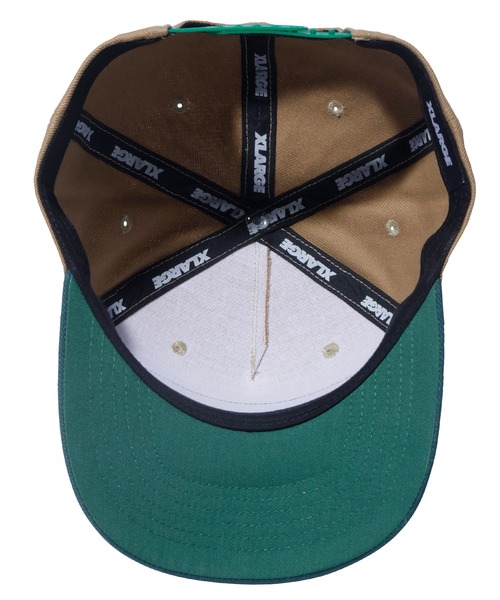 XLARGE（エクストララージ）の「PATCHED 2TONE CAP（キャップ・メンズ・ホワイト/ブラック/ベージュ・ONE SIZE）」の7枚目の写真