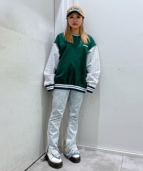 XLARGE（エクストララージ）の「PATCHED 2TONE CAP（キャップ・メンズ・ホワイト/ブラック/ベージュ・ONE SIZE）」の14枚目の写真