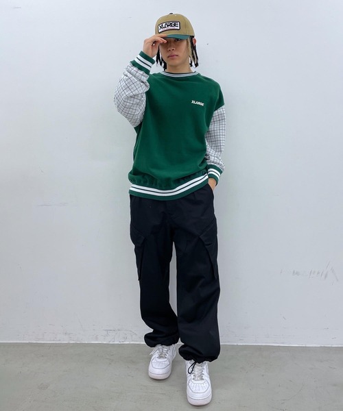 XLARGE（エクストララージ）の「PATCHED 2TONE CAP（キャップ・メンズ・ホワイト/ブラック/ベージュ・ONE SIZE）」の15枚目の写真