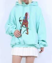 PUNYUS | 裏起毛アマゾネス刺繍パーカー(パーカー)