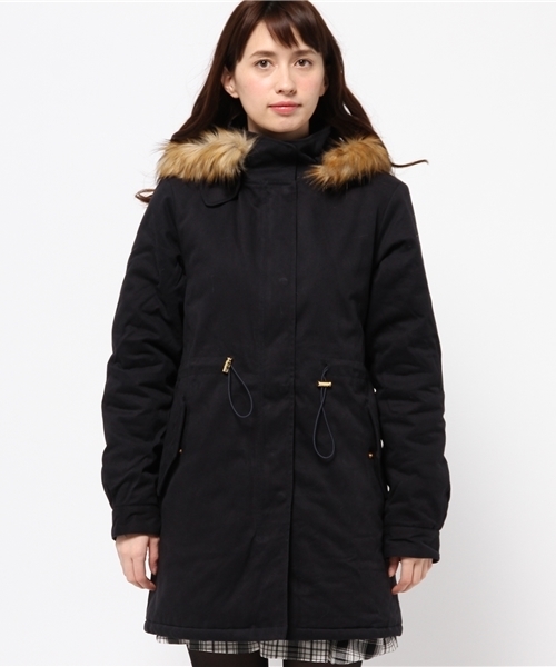 one after another NICE CLAUP（ワンアフターアナザーナイスクラップ）の「【ナイスクラップ】モッズコート（その他アウター・レディース・カーキ/ネイビー・FREE）」の11枚目の写真