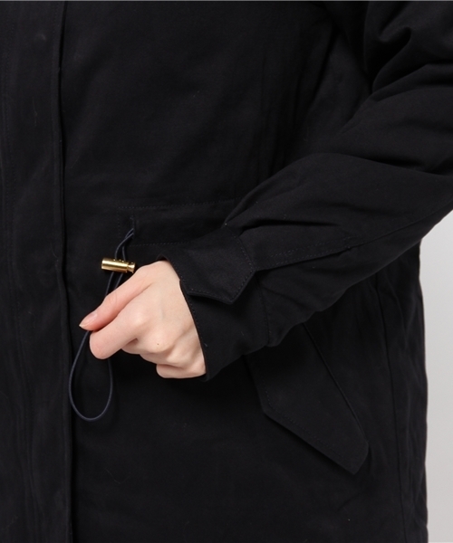 one after another NICE CLAUP（ワンアフターアナザーナイスクラップ）の「【ナイスクラップ】モッズコート（その他アウター・レディース・カーキ/ネイビー・FREE）」の16枚目の写真