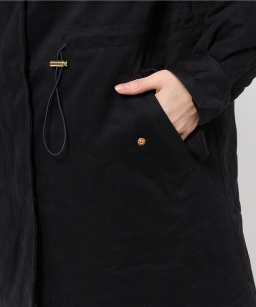 one after another NICE CLAUP（ワンアフターアナザーナイスクラップ）の「【ナイスクラップ】モッズコート（その他アウター・レディース・カーキ/ネイビー・FREE）」の5枚目の写真