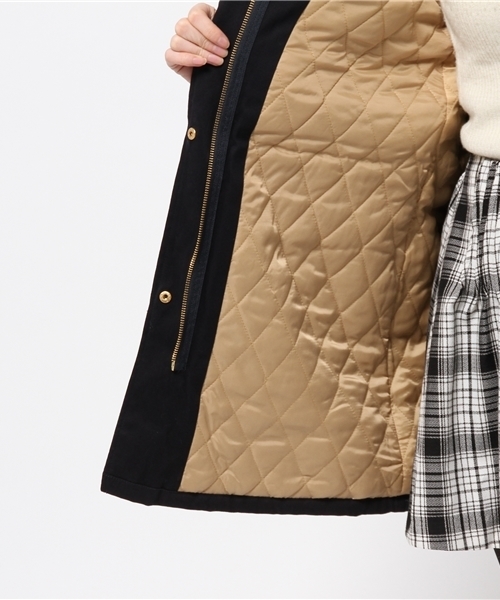 one after another NICE CLAUP（ワンアフターアナザーナイスクラップ）の「【ナイスクラップ】モッズコート（その他アウター・レディース・カーキ/ネイビー・FREE）」の10枚目の写真