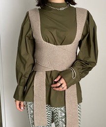 Ameri | UND BUSTIER SET SHIRT(シャツ/ブラウス)