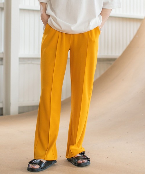 PBLIM（ページボーイリム）の「PAGEBOYLIM/ストレッチテーパードパンツ（その他パンツ・レディース・ブラック系その他/ライム/ブルー/オレンジ/ライトグリーン/ライトイエロー/ブルー系その他/ホワイト系その他/グリーン系その他6/ホワイト系その他4/イエロー系その他6/ブラック・SMALL/MEDIUM/LARGE）」の11枚目の写真