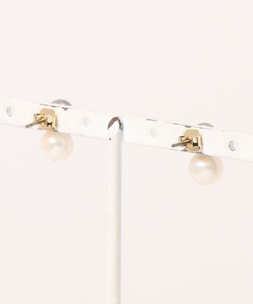 minia(ミニア)の「しずくパールピアス(ピアス(両耳用)・レディース・グレー/ブルー/ライトブルー/ピンク・FREE)」の5枚目の写真