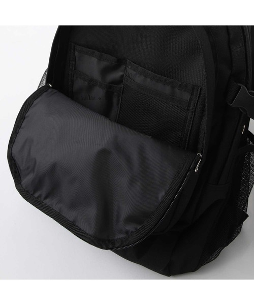メッシュリュック ブラック/イエロー X-girl MESHPOCKETBACKPACK/メッシュポケットリュック BLUE