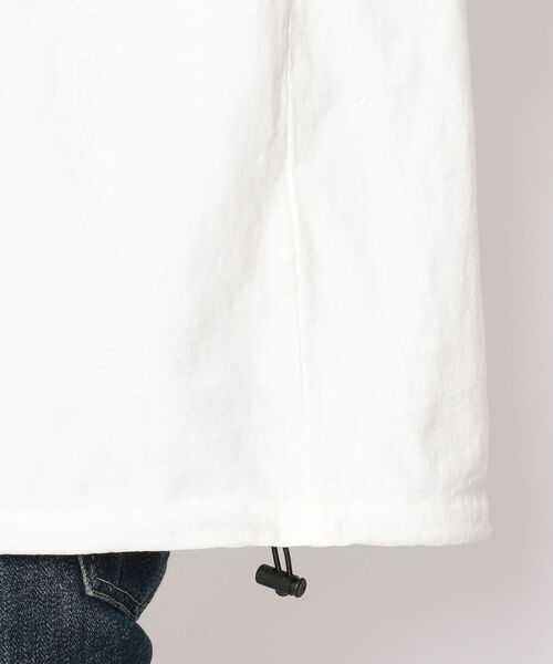 REMI RELIEF（レミレリーフ）の「REMI RELIEF(レミレリーフ)　別注16天竺ロンT 無地（Tシャツ/カットソー・メンズ・オフホワイト/ブラック・LARGE/SMALL/MEDIUM）」の7枚目の写真