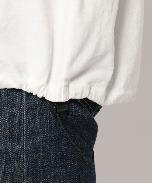 REMI RELIEF（レミレリーフ）の「REMI RELIEF(レミレリーフ)　別注16天竺ロンT 無地（Tシャツ/カットソー・メンズ・オフホワイト/ブラック・LARGE/SMALL/MEDIUM）」の8枚目の写真