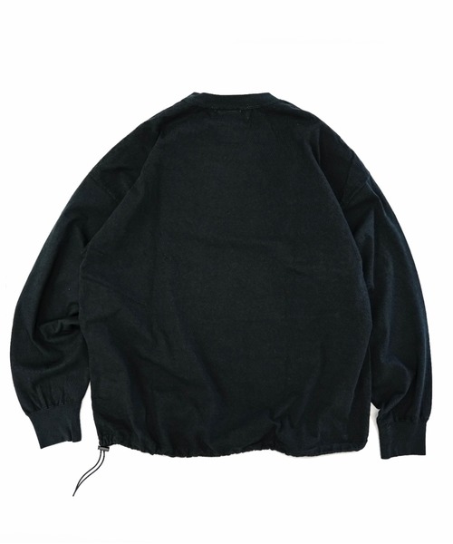 REMI RELIEF（レミレリーフ）の「REMI RELIEF(レミレリーフ)　別注16天竺ロンT 無地（Tシャツ/カットソー・メンズ・オフホワイト/ブラック・LARGE/SMALL/MEDIUM）」の16枚目の写真