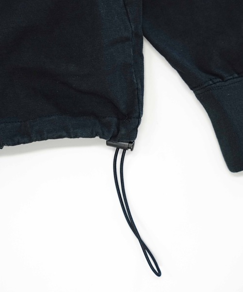 REMI RELIEF（レミレリーフ）の「REMI RELIEF(レミレリーフ)　別注16天竺ロンT 無地（Tシャツ/カットソー・メンズ・オフホワイト/ブラック・LARGE/SMALL/MEDIUM）」の11枚目の写真