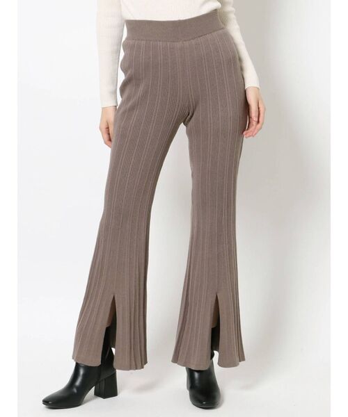 GYDA（ジェイダ）の「【セットアップ着用可】ランダムフレアニットパンツ（その他パンツ・レディース・ブラック/ベージュ・FREE）」の22枚目の写真