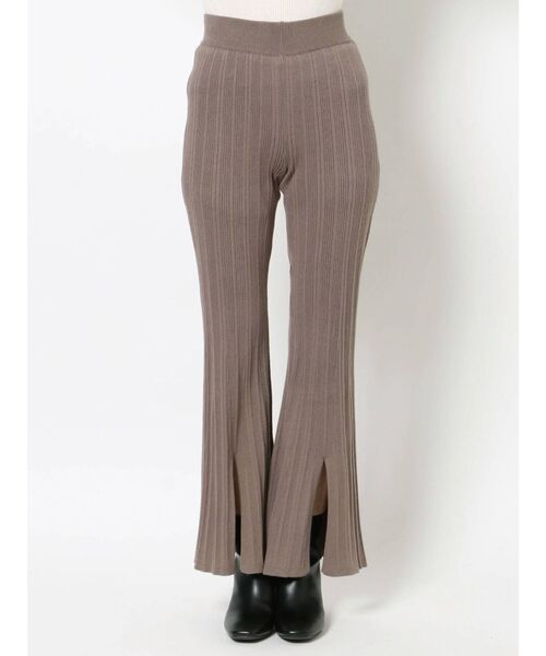 GYDA（ジェイダ）の「【セットアップ着用可】ランダムフレアニットパンツ（その他パンツ・レディース・ブラック/ベージュ・FREE）」の21枚目の写真