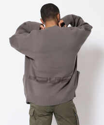 LUSOR | LUSOR（ルーソル） Wジャカードロゴカーディガン(カーディガン/ボレロ)