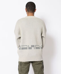 LUSOR | LUSOR（ルーソル） Wジャカードロゴカーディガン(カーディガン/ボレロ)