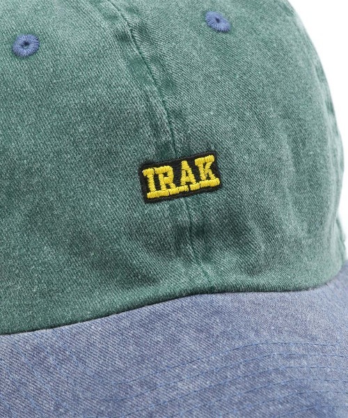 UNION（ユニオン）の「IRAK Box Logo Dad Cap アイラック UNION ユニオン キャップ 帽子（キャップ・メンズ・ベージュ/グリーン・FREE/XX-LARGE）」の4枚目の写真