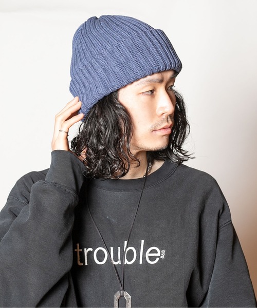 CA4LA（カシラ）の「WORK6（ニットキャップ/ビーニー・レディース・ブラック/ネイビー/ピンク・ONESIZE）」の3枚目の写真