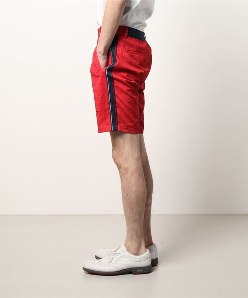 TOMMY HILFIGER GOLF（トミー ヒルフィガー ゴルフ）の「[トミーヒルフィガーゴルフ] メンズ 総柄プリント ショートパンツ　 （その他パンツ・メンズ・ホワイト/ネイビー/レッド・L/M/LL/XL）」の4枚目の写真