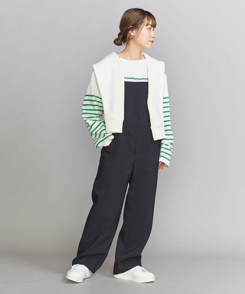BEAUTY&YOUTH UNITED ARROWS（ビューティーアンドユースユナイテッドアローズ）の「BY パネル バスクボーダー ロングスリーブ プルオーバー -ウォッシャブル-（Tシャツ/カットソー・レディース・ケリー/ネイビー/ピンク・FREE）」の13枚目の写真