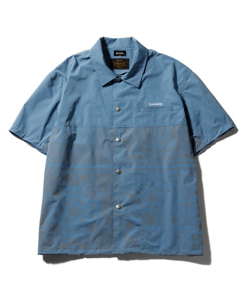 Subciety(サブサエティ)の「PAISLEY COACH SHIRT(シャツ/ブラウス・メンズ・ブラック/ブルー・MEDIUM/LARGE/X-LARGE)」の5枚目の写真