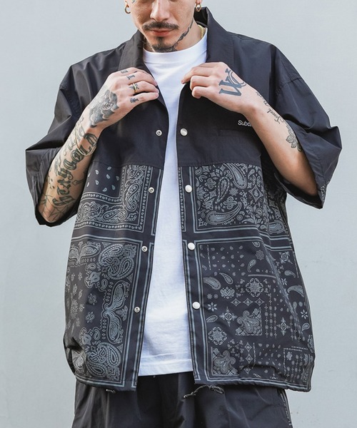 Subciety(サブサエティ)の「PAISLEY COACH SHIRT(シャツ/ブラウス・メンズ・ブラック/ブルー・MEDIUM/LARGE/X-LARGE)」の11枚目の写真