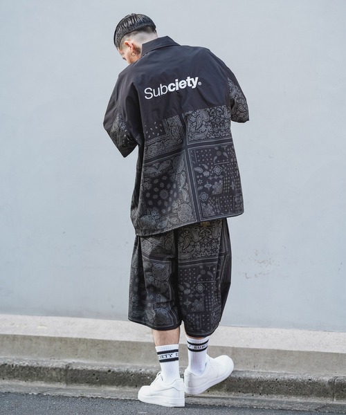 Subciety(サブサエティ)の「PAISLEY COACH SHIRT(シャツ/ブラウス・メンズ・ブラック/ブルー・MEDIUM/LARGE/X-LARGE)」の15枚目の写真
