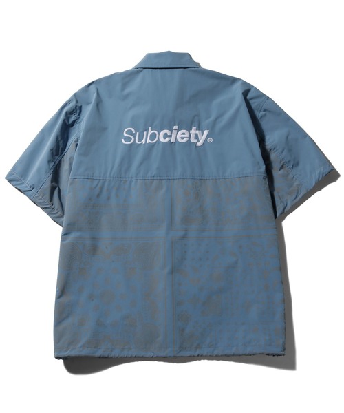 Subciety(サブサエティ)の「PAISLEY COACH SHIRT(シャツ/ブラウス・メンズ・ブラック/ブルー・MEDIUM/LARGE/X-LARGE)」の4枚目の写真