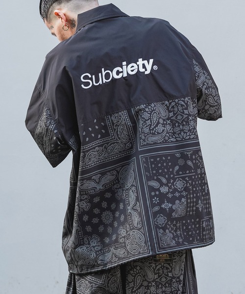 Subciety(サブサエティ)の「PAISLEY COACH SHIRT(シャツ/ブラウス・メンズ・ブラック/ブルー・MEDIUM/LARGE/X-LARGE)」の13枚目の写真