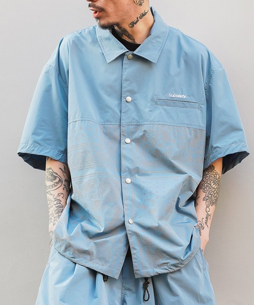 Subciety(サブサエティ)の「PAISLEY COACH SHIRT(シャツ/ブラウス・メンズ・ブラック/ブルー・MEDIUM/LARGE/X-LARGE)」の17枚目の写真