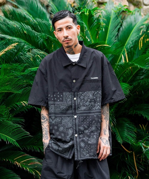 Subciety(サブサエティ)の「PAISLEY COACH SHIRT(シャツ/ブラウス・メンズ・ブラック/ブルー・MEDIUM/LARGE/X-LARGE)」の10枚目の写真