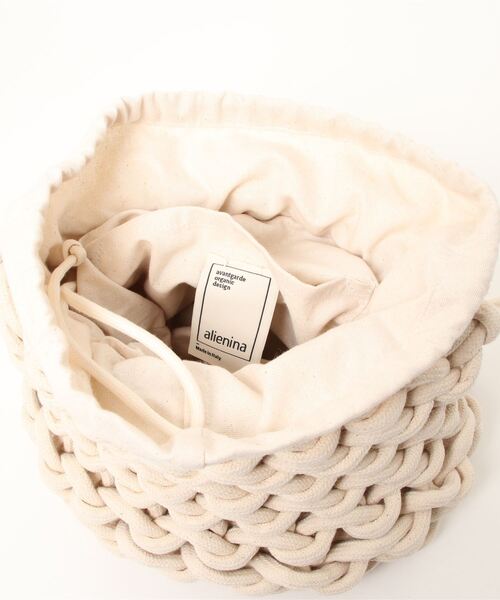ALIENINA（アリエニーナ）の「【ALIENINA/アリエニーナ】ショルダーバッグ　ハンドメイド　コットンロープ　KATI BAG（ショルダーバッグ・レディース・ホワイト/ブラック/ライトブラウン/ミント/ベビーピンク・FREE）」の12枚目の写真